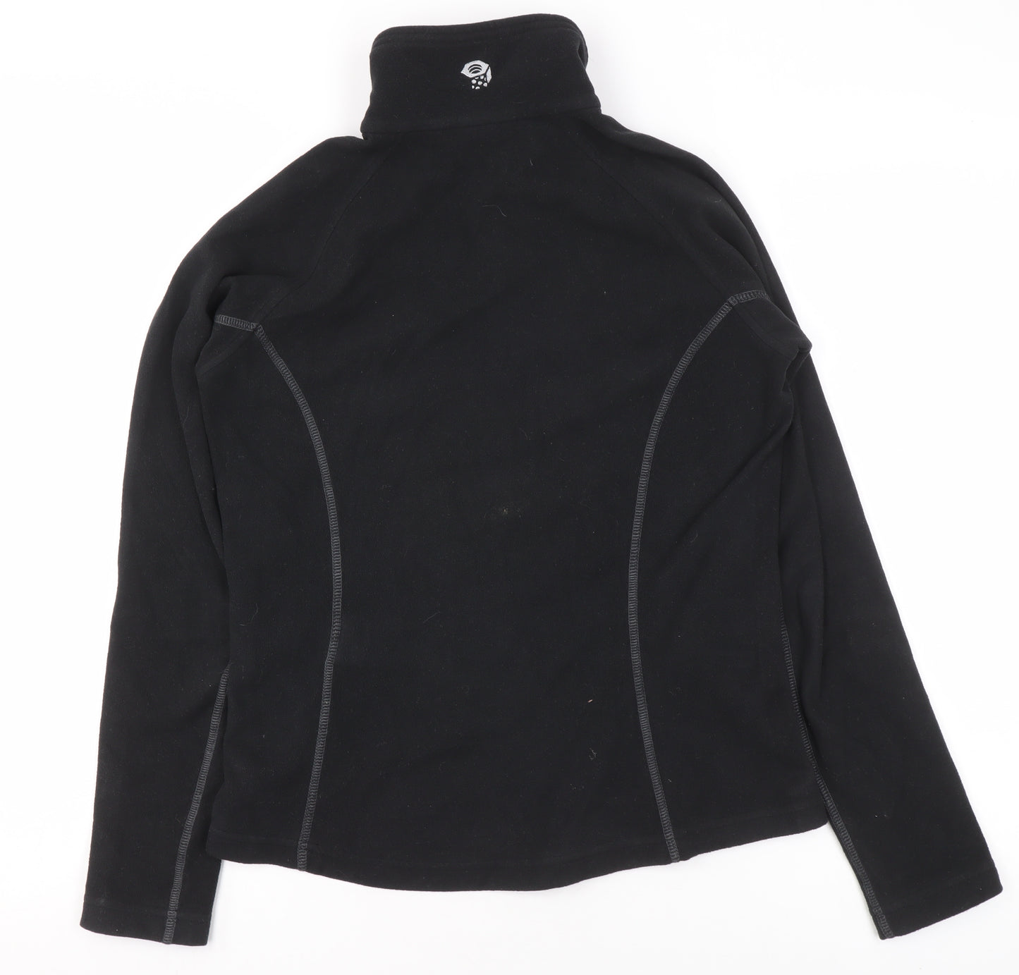 Mountain Hardwear Womens Black Small 1/2 Zip Fleece Pullover Sweatshirt