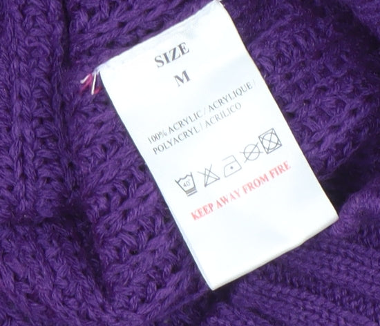 QED London Women's Multicoloured V-Neck Knit Jumper Size M