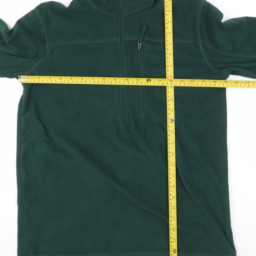 Mountain Warehouse Men's Green XS Fleece Half Zip Sweatshirt
