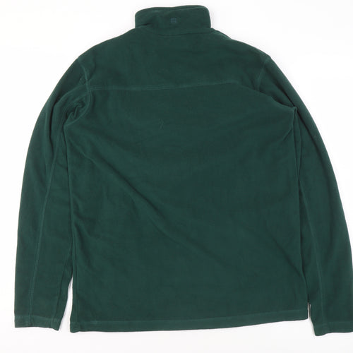 Mountain Warehouse Men's Green XS Fleece Half Zip Sweatshirt