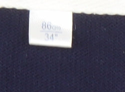 Halbro Boys Blue Red Rugby Long Sleeve Polo Shirt 8 Years Cotton