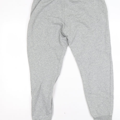 Converse Boys Grey Jogger Trousers Size L Cotton Blend Fleece Sweatpants