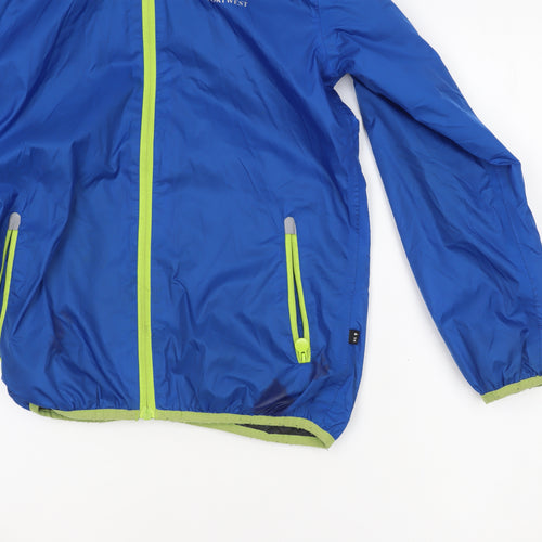 Portwest Boys Blue Waterproof Windbreaker Jacket 11-12 Years