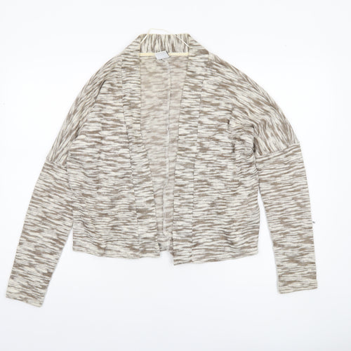 Vero Moda Women's Beige Knit Open Cardigan Size S
