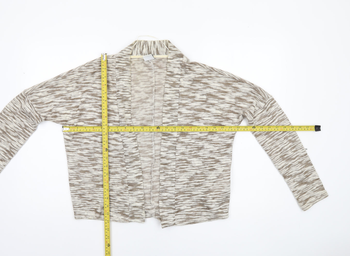 Vero Moda Women's Beige Knit Open Cardigan Size S