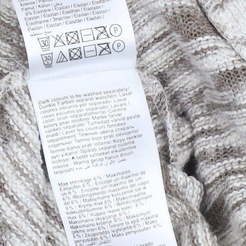 Vero Moda Women's Beige Knit Open Cardigan Size S