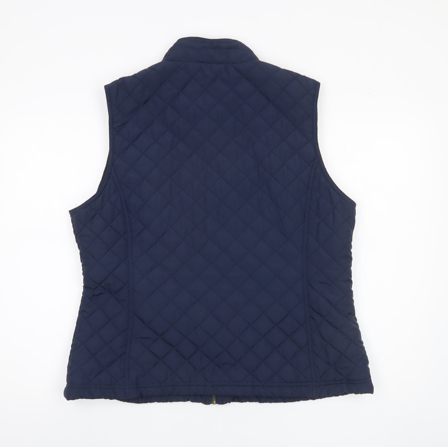 Betty Kay London Women's Blue Quilted Padded Waistcoat XL