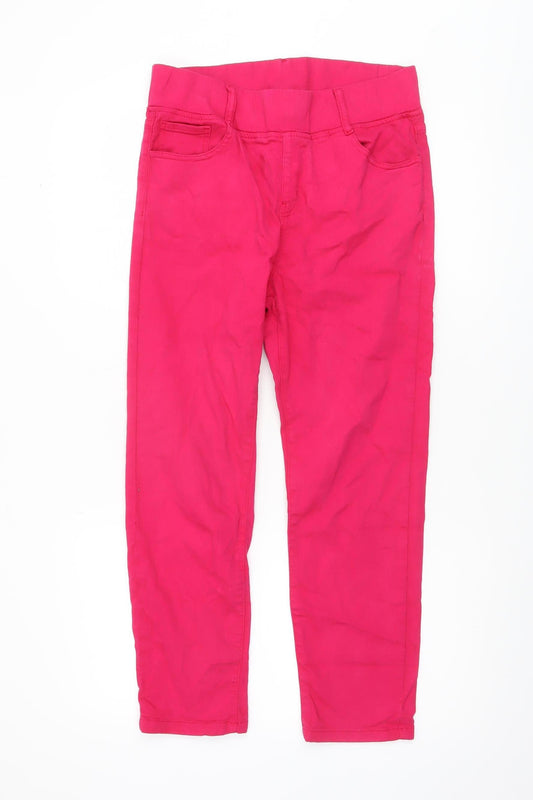 Gerard Women’s Pink Cotton Stretch Slim Trousers Size 10