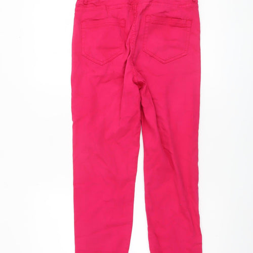 Gerard Women’s Pink Cotton Stretch Slim Trousers Size 10