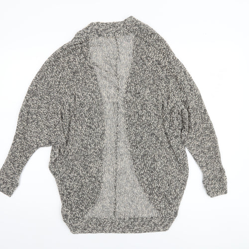 Darling Not Darling Women's Grey Open Knit Dolman Sleeve Cardigan M