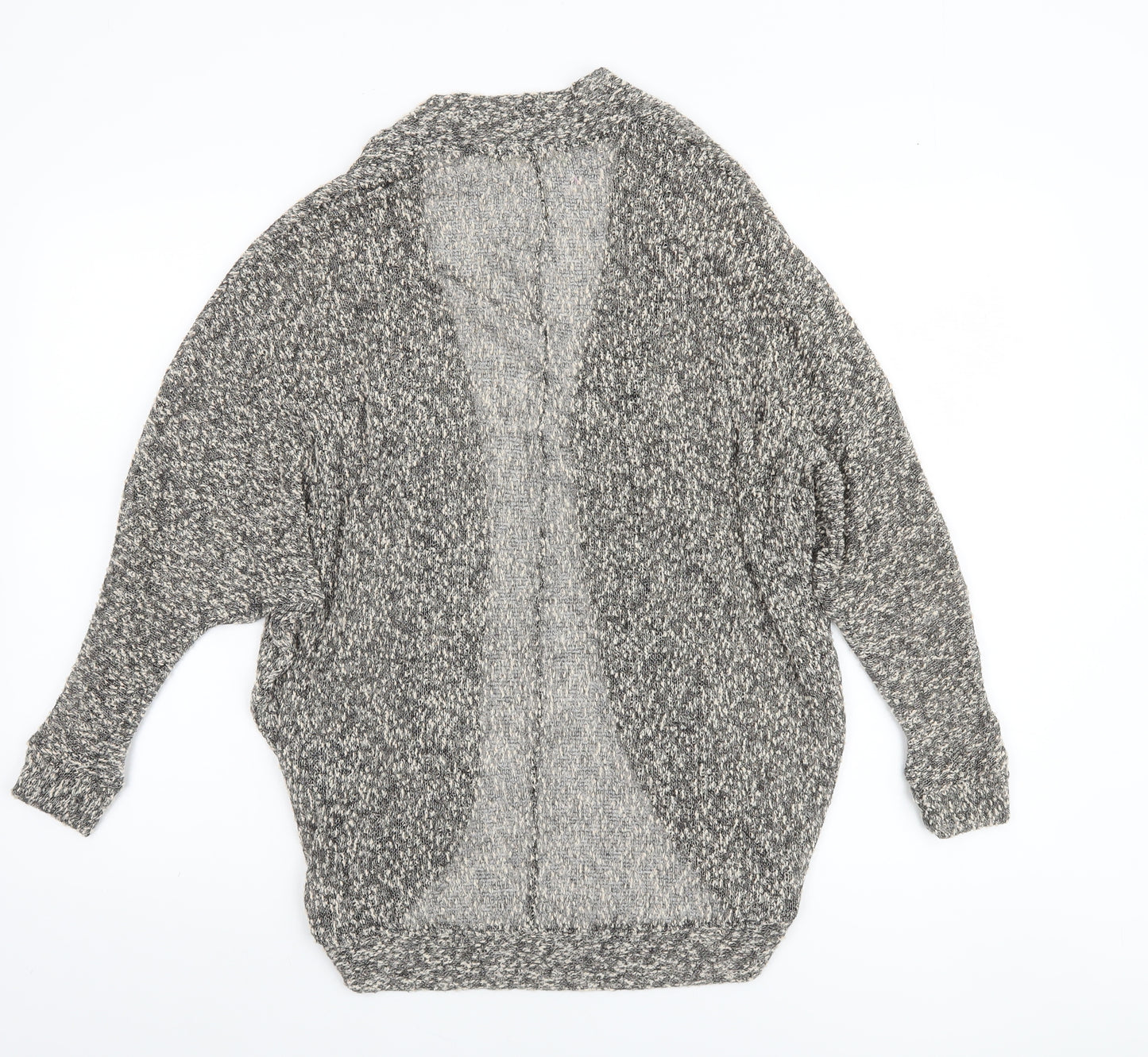Darling Not Darling Women's Grey Open Knit Dolman Sleeve Cardigan M