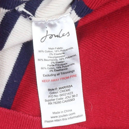 Joules Women’s Multicoloured Striped Tunic Jumper Size 8