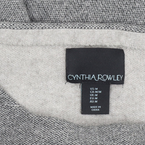 Cynthia Rowley Women Grey Wool Blend Pullover Jumper Size M