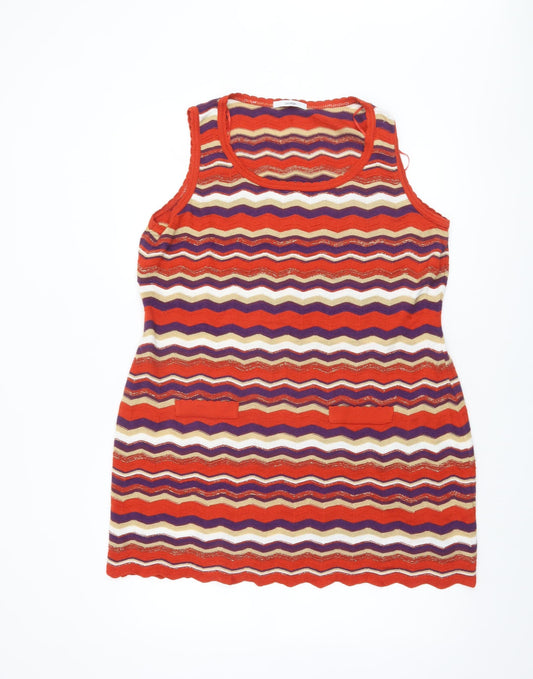 George Women’s Multicoloured Sleeveless Knit Tank Top Size 18