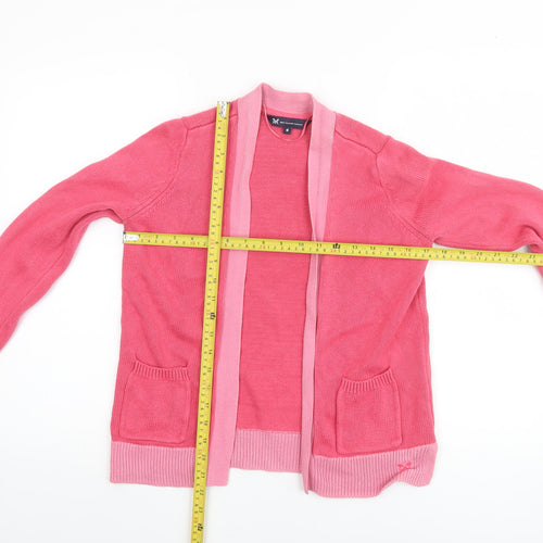 Crew Clothing Company Women's Pink Size 8 Cotton Cardigan