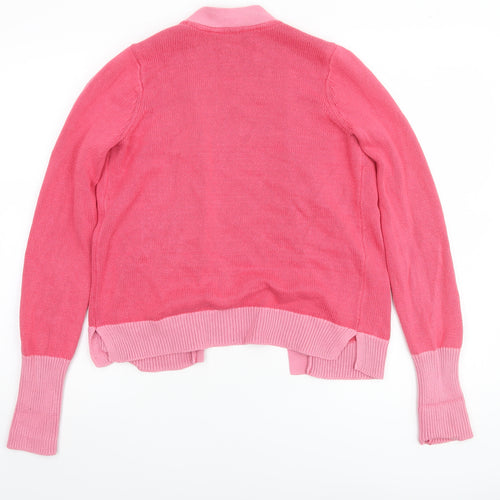 Crew Clothing Company Women's Pink Size 8 Cotton Cardigan