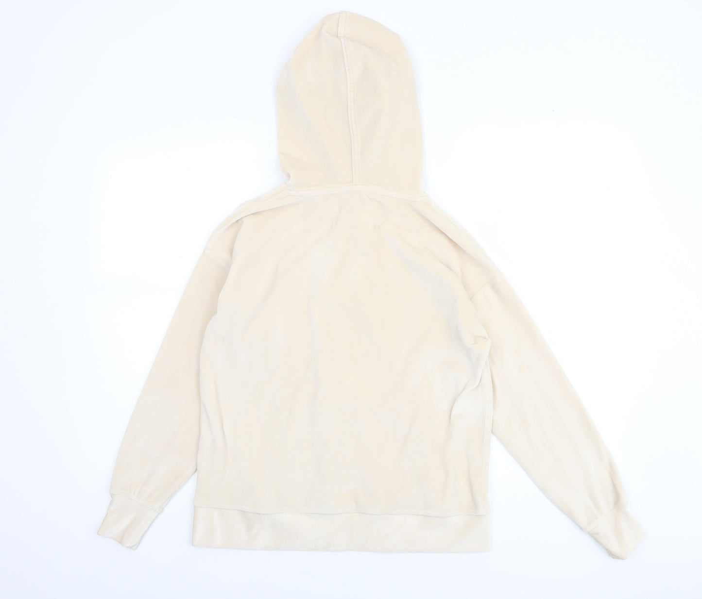 George Women’s Beige Velour Pullover Hoodie Size 4-6