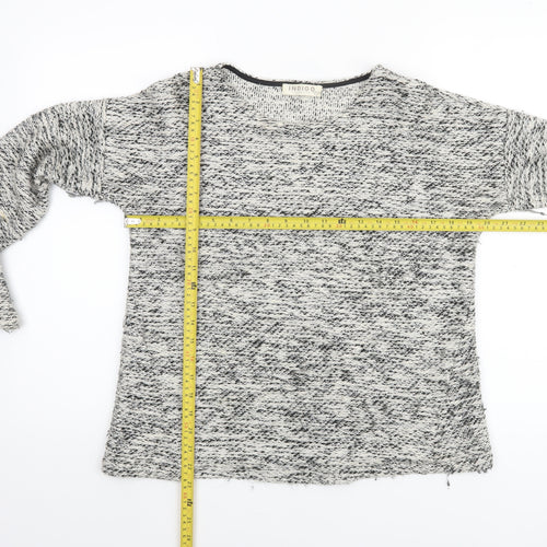 Marks and Spencer Women’s Grey Open-Knit Pullover Jumper Size 12