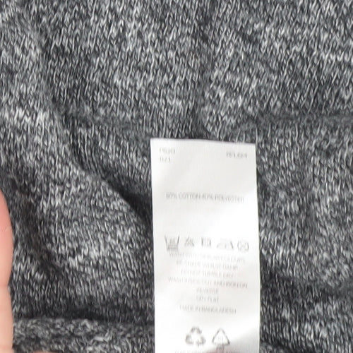 Very Man Mens Grey Cotton Blend Long Sleeve Pullover Jumper L