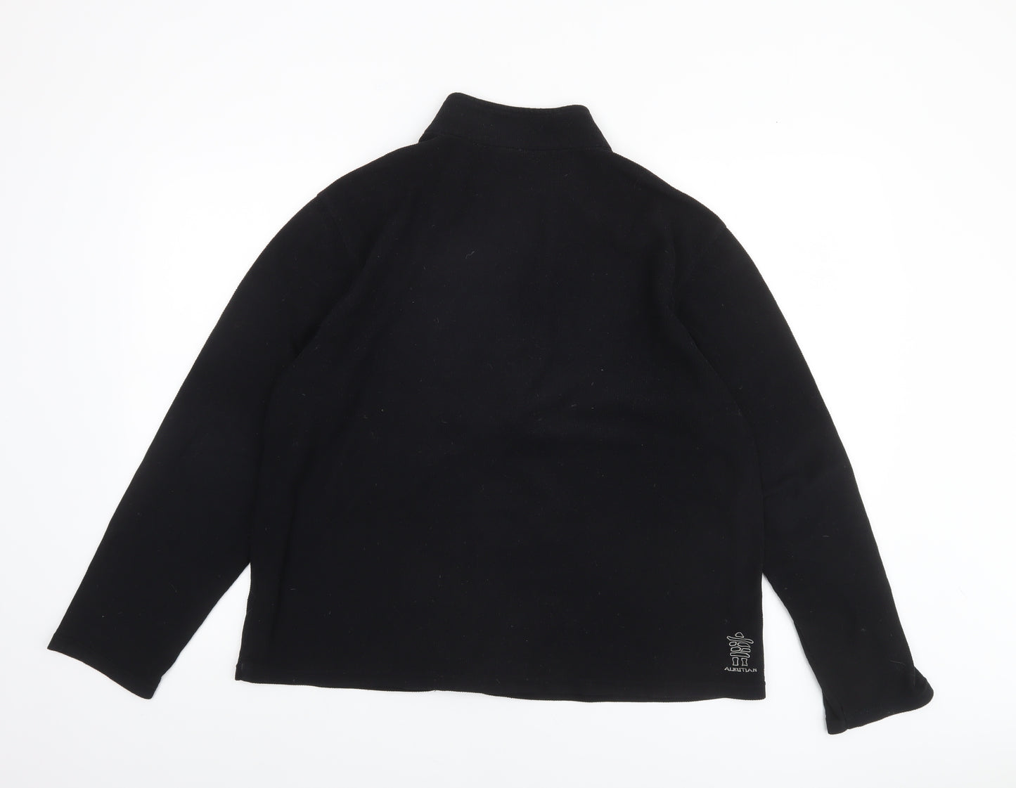 Lowe Alpine Women Black XL 1/2 Zip Fleece Pullover Sweatshirt