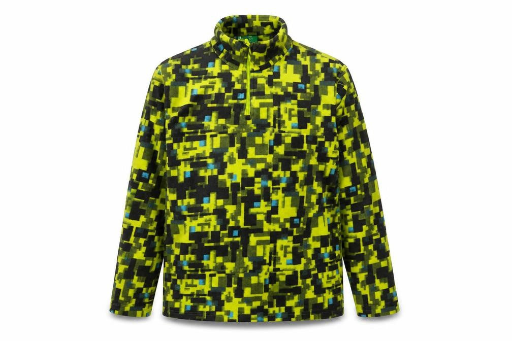Front view of Mountain Warehouse boys’ multicoloured fleece pullover sweatshirt 13 years
