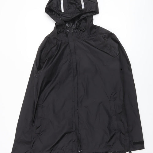 RockBros Men's Black S Waterproof Cycling Rain Jacket Hooded
