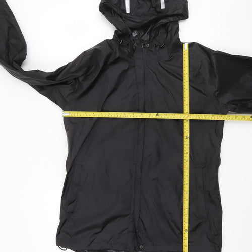 RockBros Men's Black S Waterproof Cycling Rain Jacket Hooded