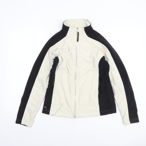 Stormtech Women's Black White Fleece Full Zip Jacket Size S