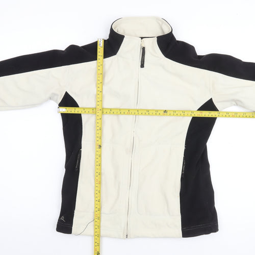 Stormtech Women's Black White Fleece Full Zip Jacket Size S