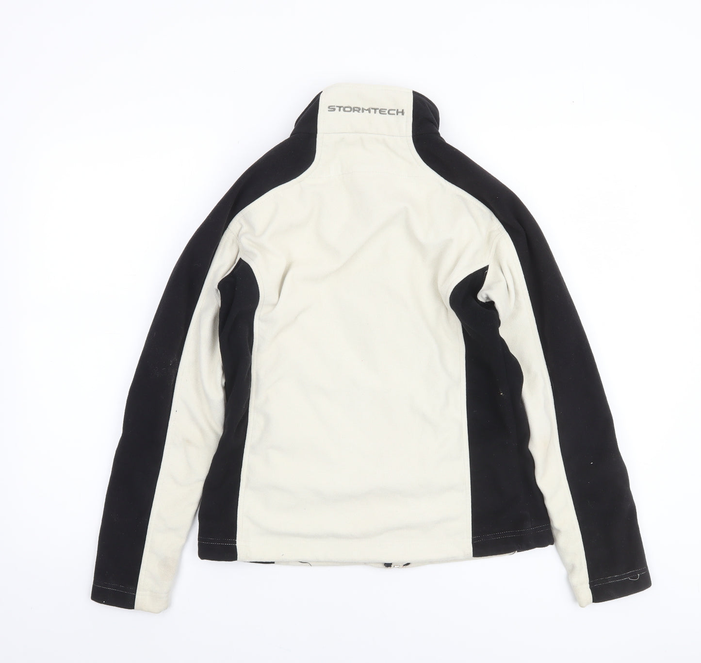 Stormtech Women's Black White Fleece Full Zip Jacket Size S