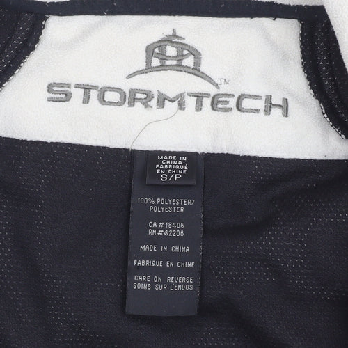 Stormtech Women's Black White Fleece Full Zip Jacket Size S