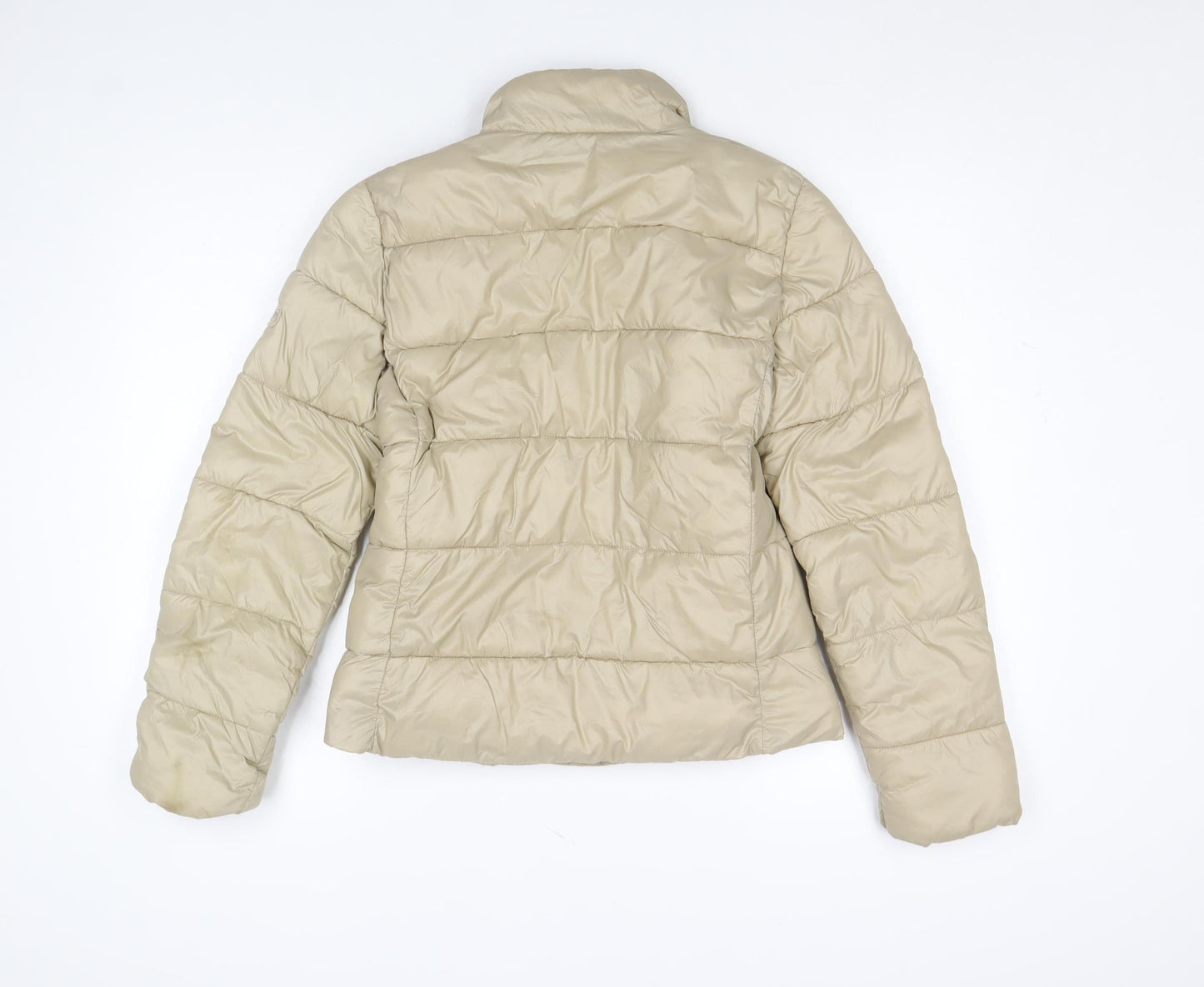 GAP Womens Beige 2XS Puffer Jacket ColdControl Water Resistant