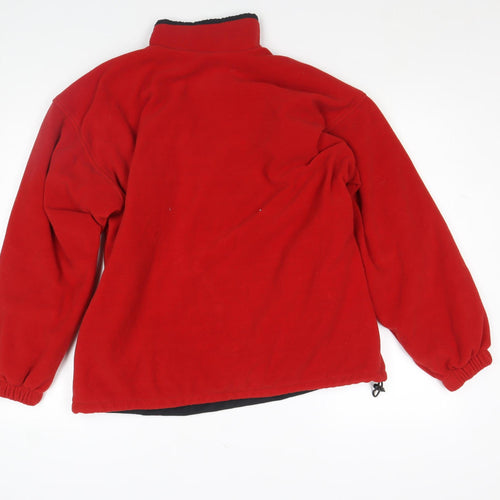 Rohan Men’s Red Fleece 1/2 Zip Pullover Sweatshirt Size M