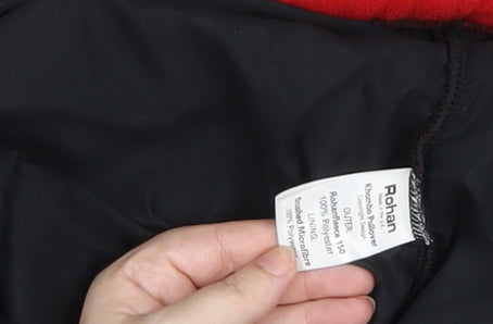 Rohan Men’s Red Fleece 1/2 Zip Pullover Sweatshirt Size M