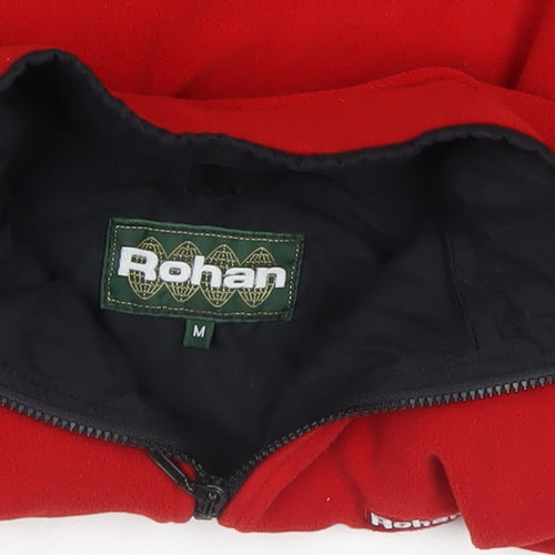 Rohan Men’s Red Fleece 1/2 Zip Pullover Sweatshirt Size M