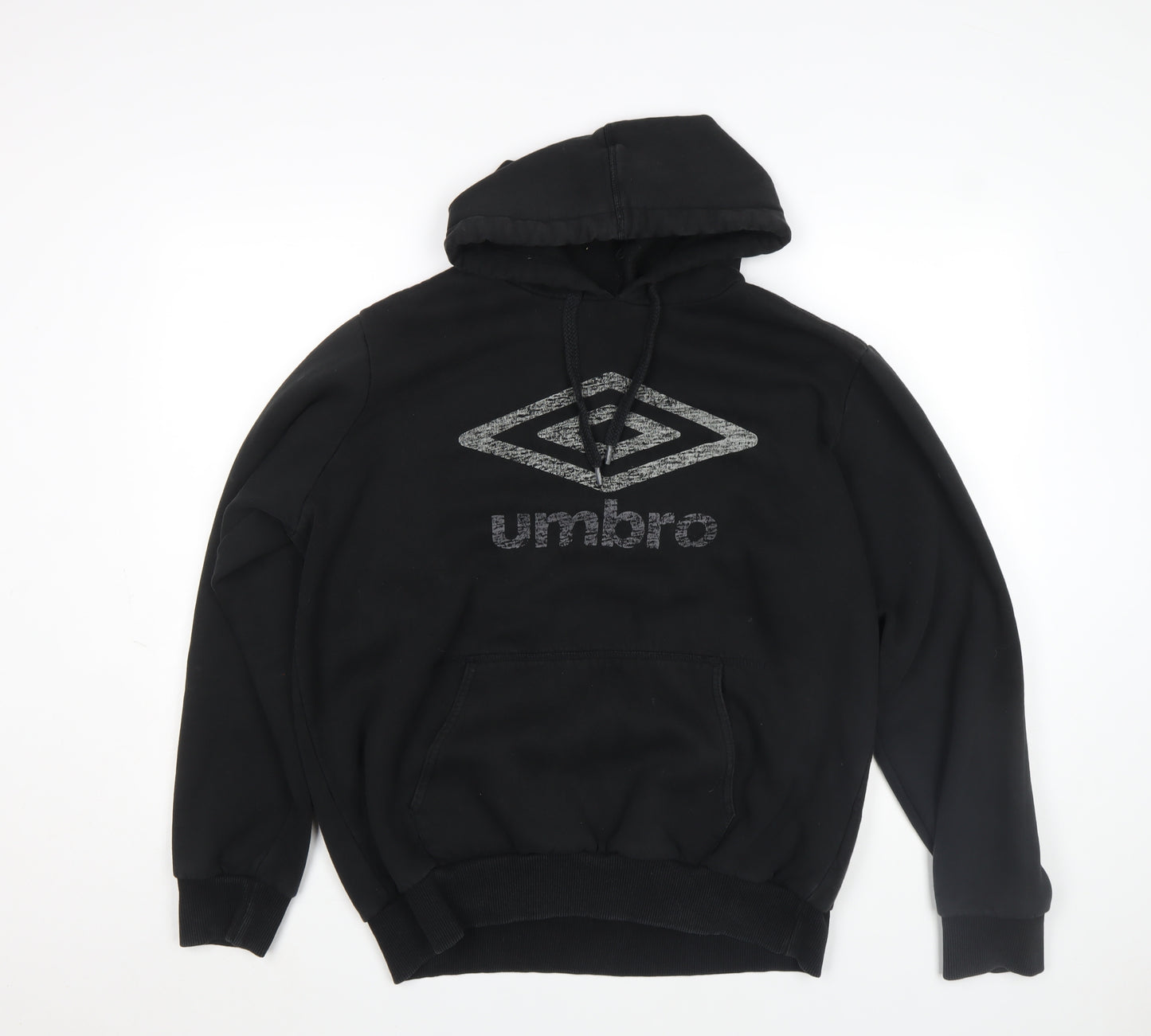 Umbro Men's Black XL Pullover Hoodie Fleece Lined Sportswear