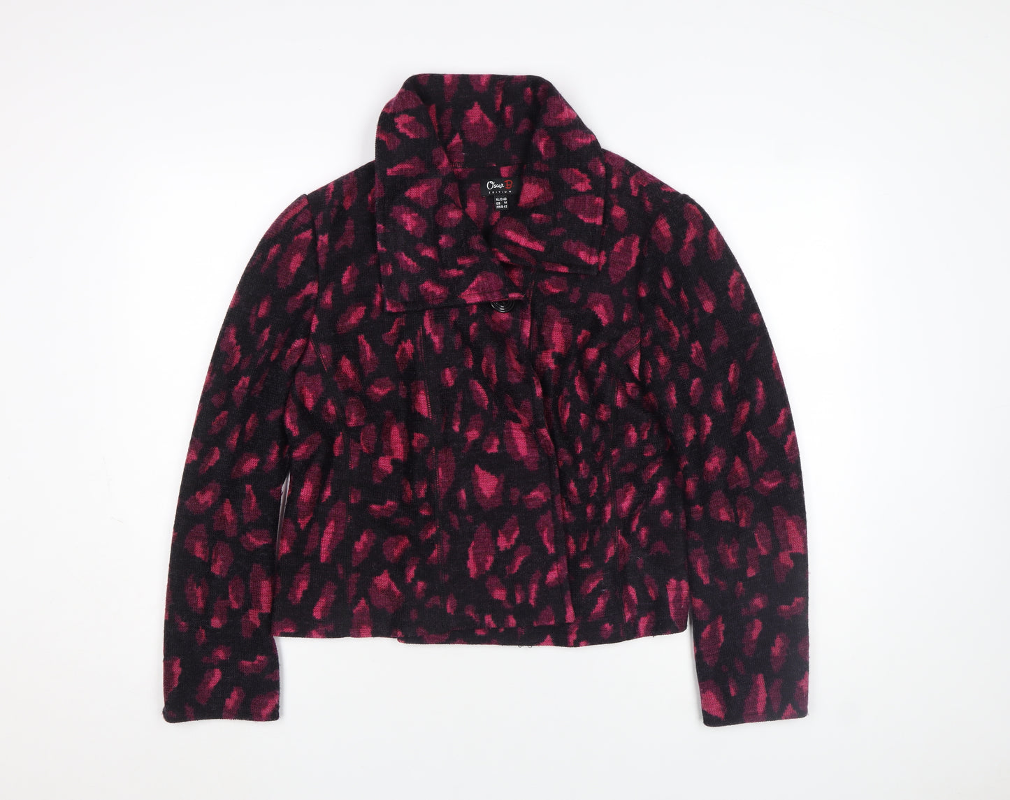 Oscar B. Women’s Multicoloured Wool Blend Short Jacket Size 12
