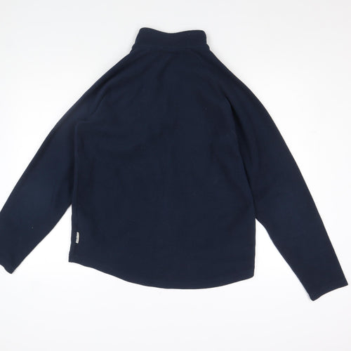 Quechua Men’s Blue Fleece 1/4 Zip Long Sleeve Pullover M