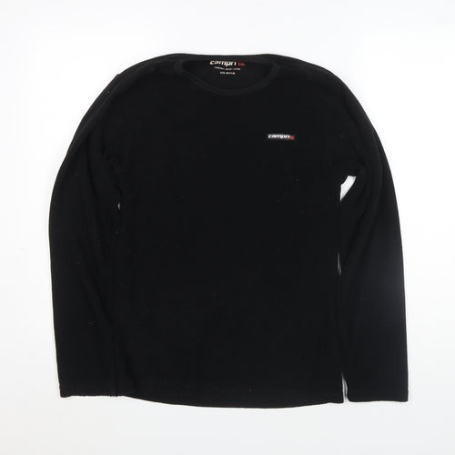 Campri Women’s Black Thermal Long Sleeve Base Layer Top Size M