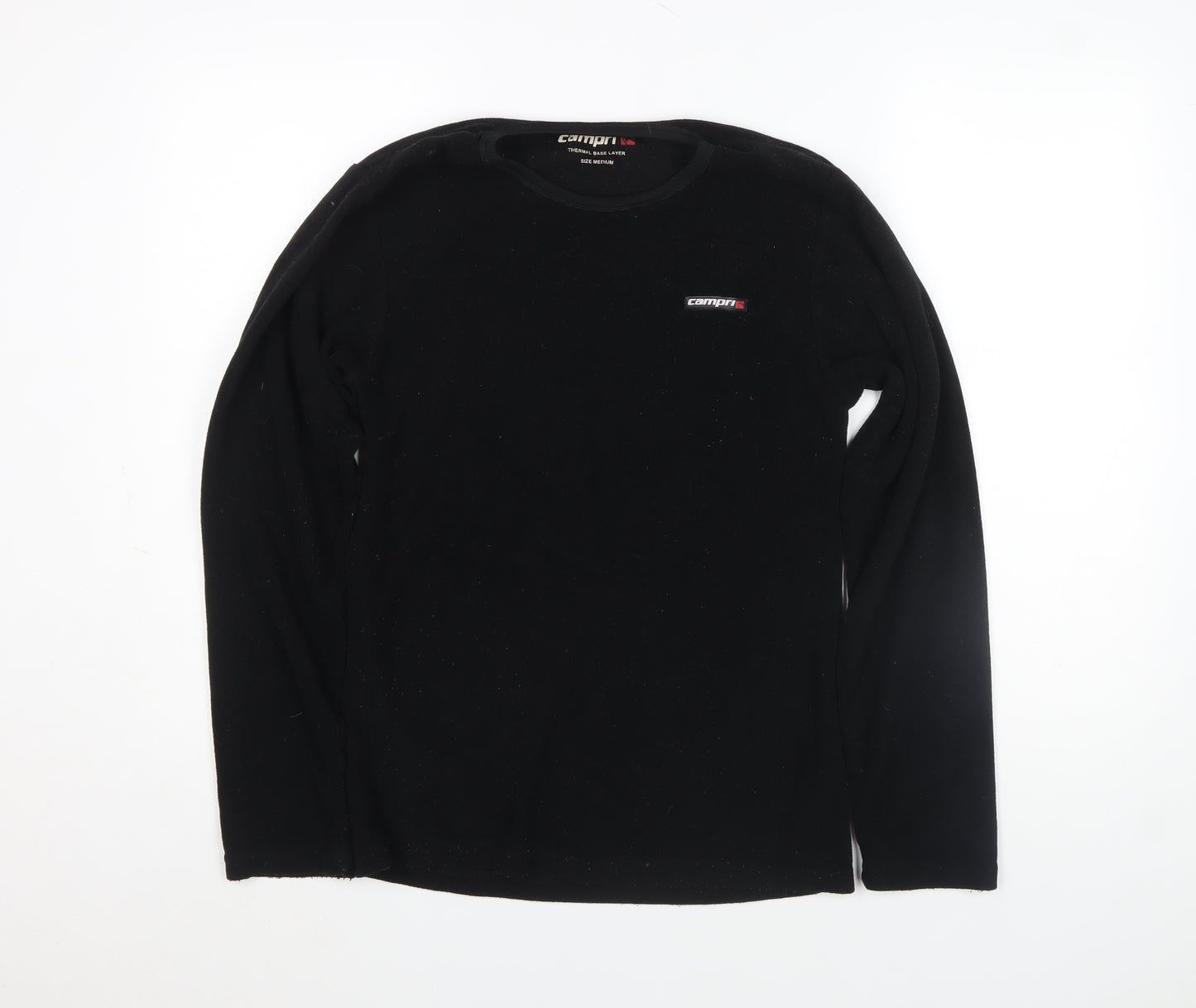 Campri Women’s Black Thermal Long Sleeve Base Layer Top Size M