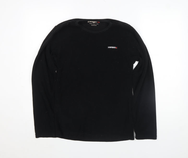Campri Women’s Black Thermal Long Sleeve Base Layer Top Size M