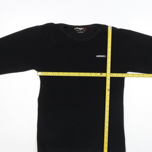 Campri Women’s Black Thermal Long Sleeve Base Layer Top Size M