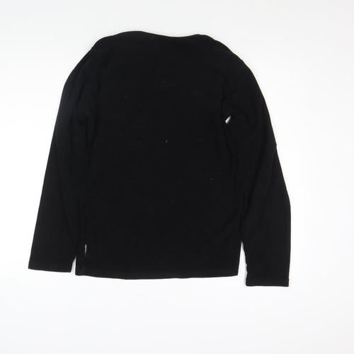 Campri Women’s Black Thermal Long Sleeve Base Layer Top Size M