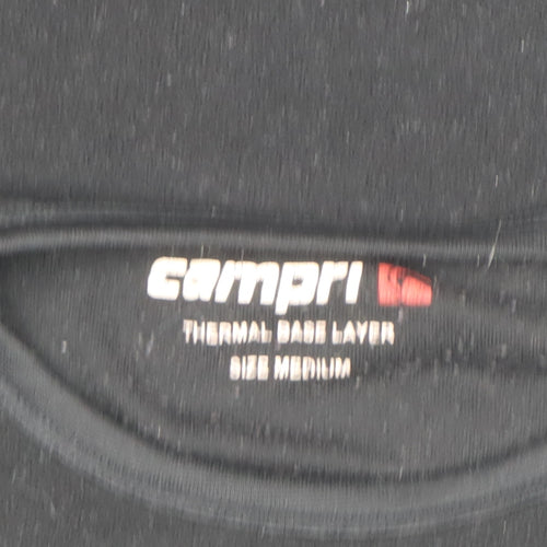 Campri Women’s Black Thermal Long Sleeve Base Layer Top Size M