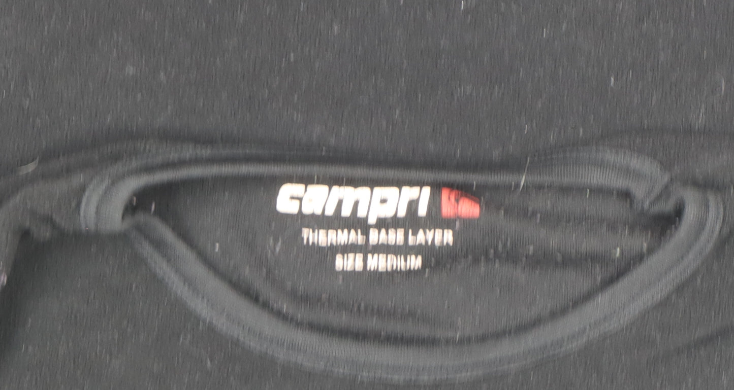 Campri Women’s Black Thermal Long Sleeve Base Layer Top Size M