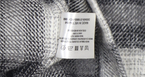 Therapy London Women's Grey Check Pinafore Dress Size 14