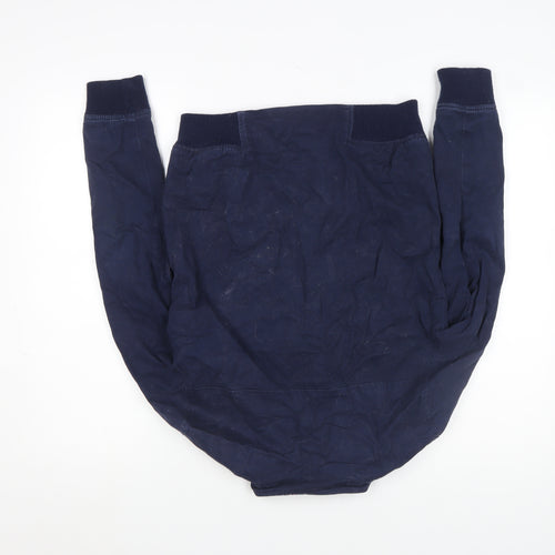 Lyle & Scott Boys Blue Bomber Jacket 14-15 Years Full Zip Cotton