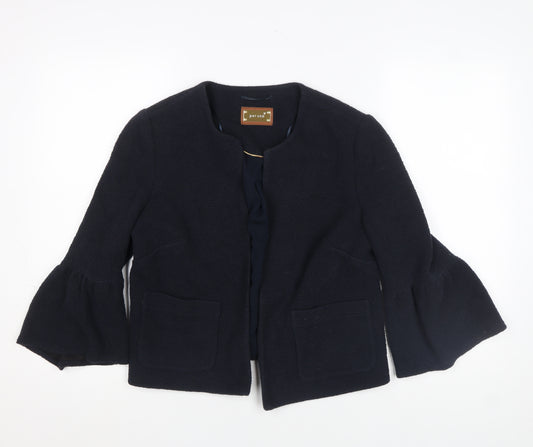 Marks and Spencer Per Una Women Blue Size 12 Cotton Blend Jacket