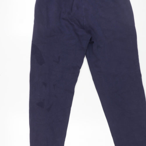 Puma Men’s Blue Jogger Sweatpants S Regular Fit Activewear Trousers