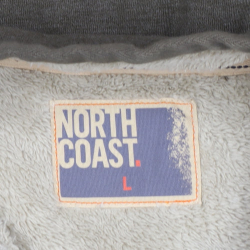 Marks and Spencer North Coast Men's Green L Full Zip Fleece Lined Jacket